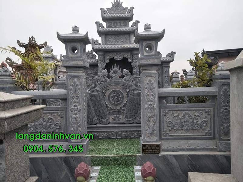 Những mẫu mộ tháp đá đẹp được lắp đặt trên toàn quốc