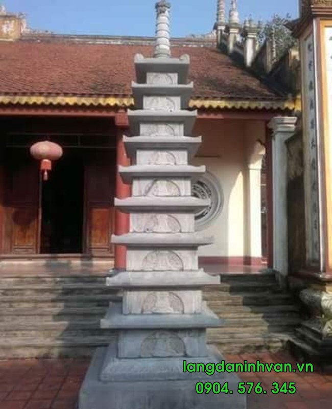 Những mẫu mộ tháp đá đẹp được lắp đặt trên toàn quốc