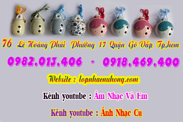 Chỗ bán sáo ocarina tại Sài Gòn, Gò Vấp, Tphcm, hcm