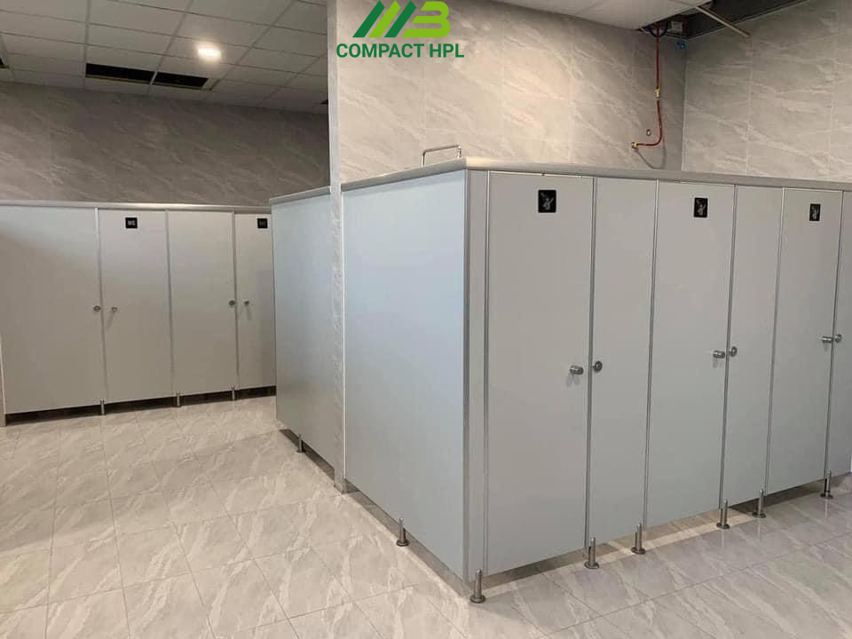 Cung cấp và thi công vách ngăn chịu nước Compact Hpl giá rẻ, bền đẹp
