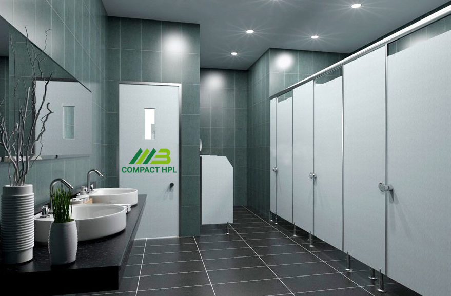 Cung cấp và thi công vách ngăn chịu nước Compact Hpl giá rẻ, bền đẹp