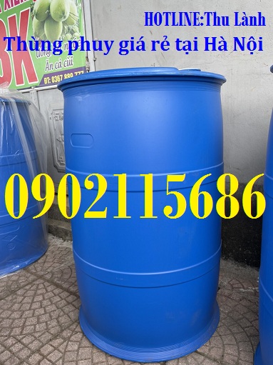 Thùng phuy nhựa 200 lít, thùng phuy 220l, thùng nhựa 220l