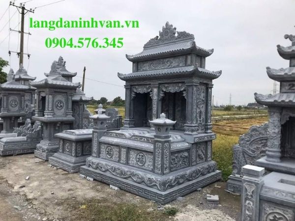 Những mẫu mộ đá đôi đẹp dành cho song thân phụ mẫu