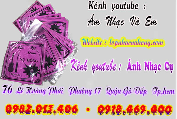 Địa chỉ cửa hàng bán dây đàn tranh nguyên bộ và bán lẻ tại gò vấp, sg