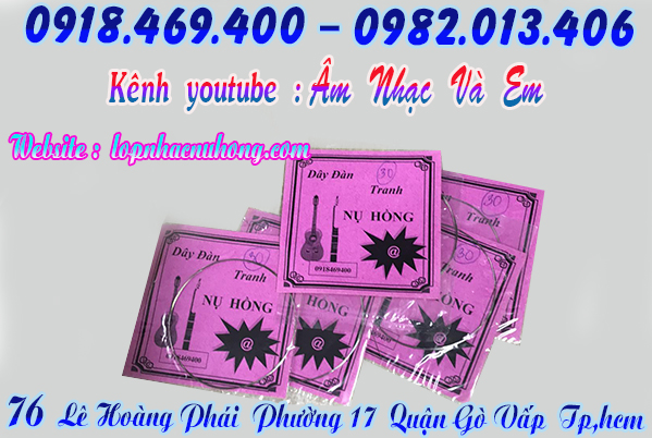 Địa chỉ cửa hàng bán dây đàn tranh nguyên bộ và bán lẻ tại gò vấp, sg