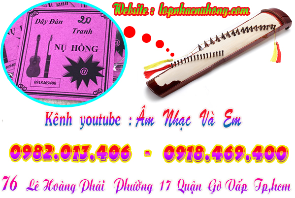 Địa chỉ cửa hàng bán dây đàn tranh nguyên bộ và bán lẻ tại gò vấp, sg