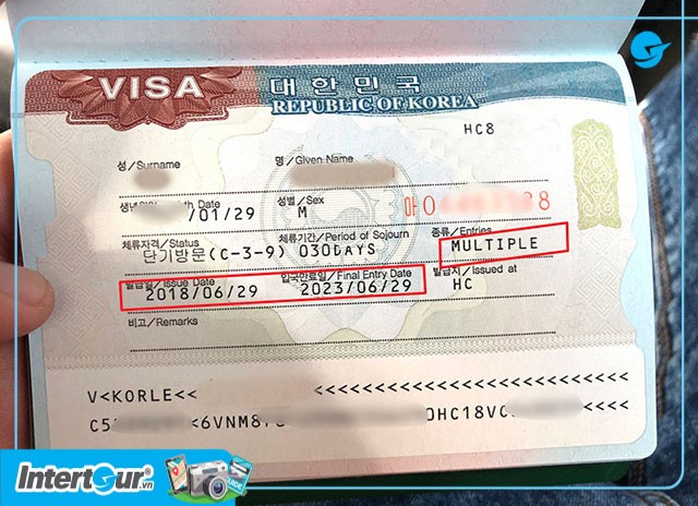 Làm dịch vụ visa Hàn Quốc bao nhiêu tiền?