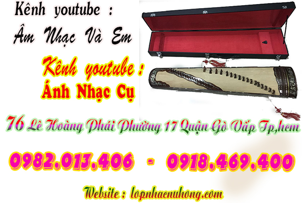 Cửa hàng bán hộp đàn tranh, phụ kiện đàn tranh tại gò vấp, tphcm, hcm