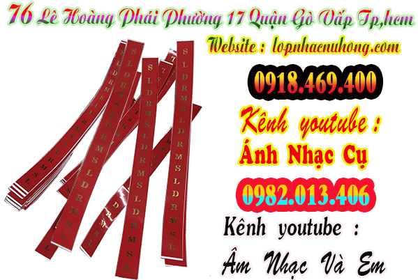 Chỗ bán giấy dán tên nốt đàn tranh tại gò vấp, tphcm, sài gòn, hcm