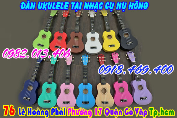 Shop bán đàn ukulele giá rẻ tại gò vấp, sài gòn, tphcm