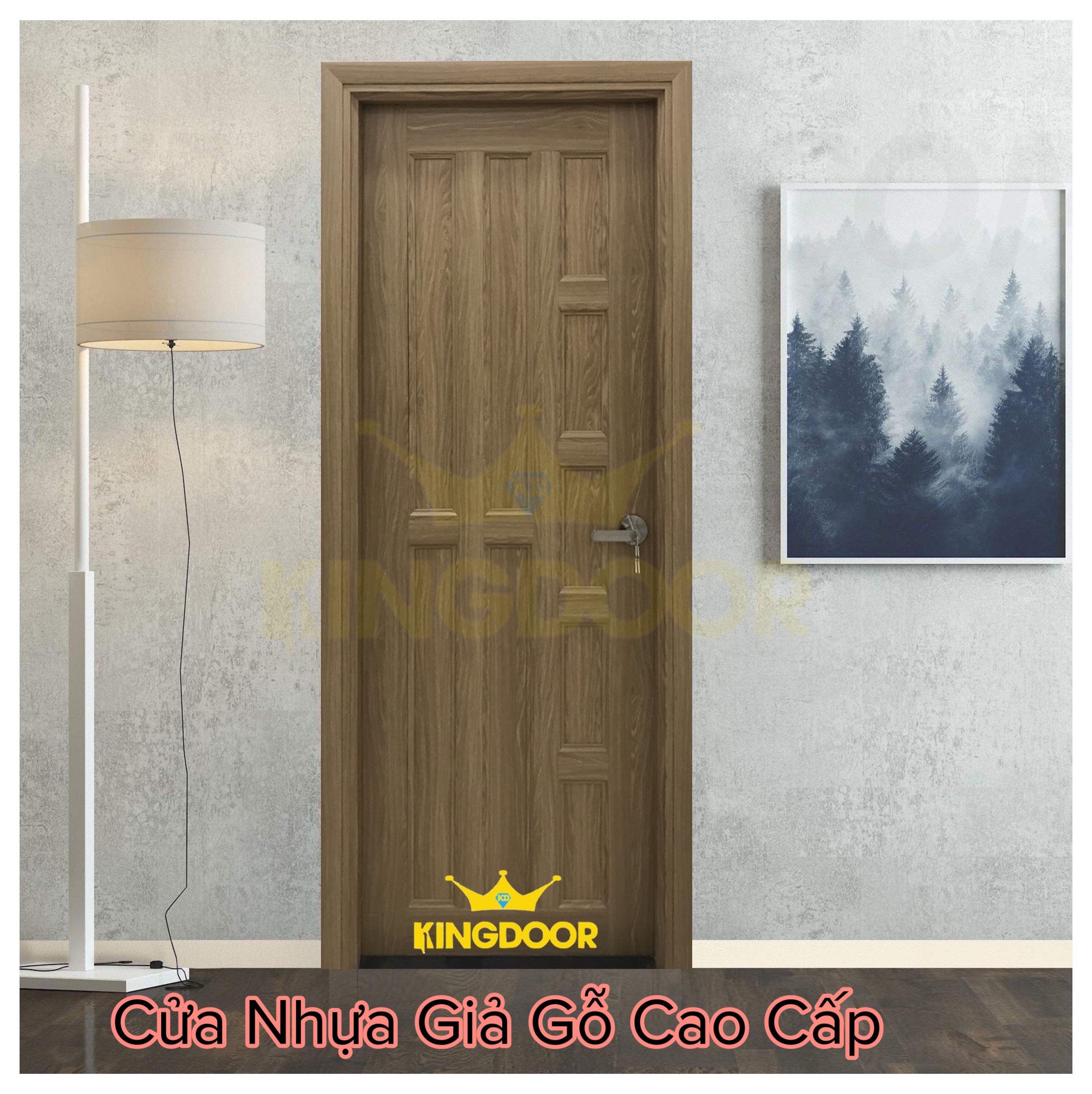CỬA NHỰA GIẢ GỖ CAO CẤP - MẪU CỬA NHỰA GIÁ RẺ