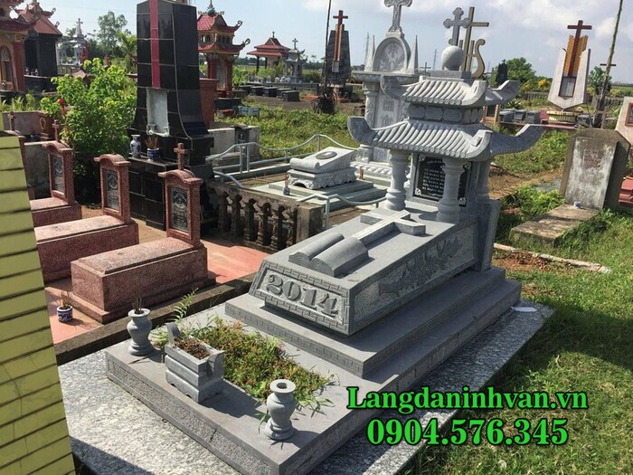 Những mẫu mộ đá công giáo_ Bia mộ công giáo