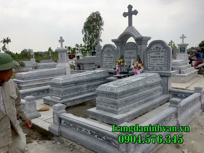 Những mẫu mộ đá công giáo_ Bia mộ công giáo