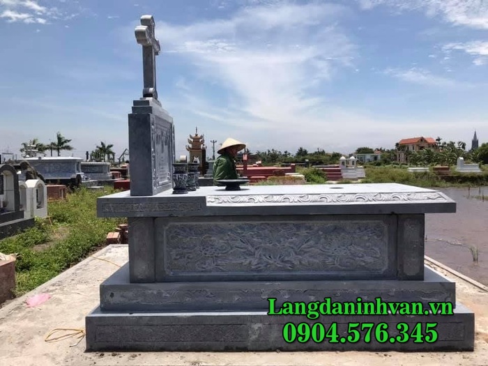 Những mẫu mộ đá công giáo_ Bia mộ công giáo