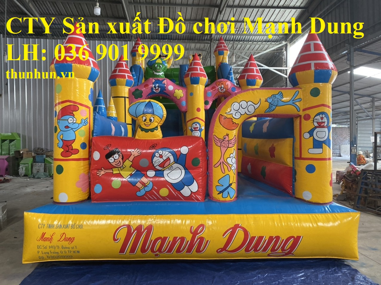 Xe lửa nữ hoàng, nhà nhún công viên, xe cứu hỏa phun nước, đu quay