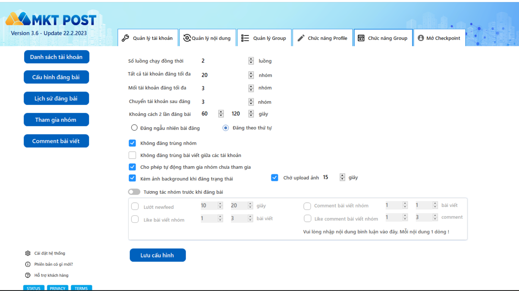 Phần mềm hỗ trợ đăng bài tự động lên facebook
