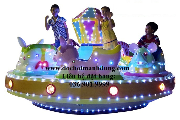 Đồ chơi công viên, xe lửa vịt, xe điện nữ hoàng, voi bay thủy lực