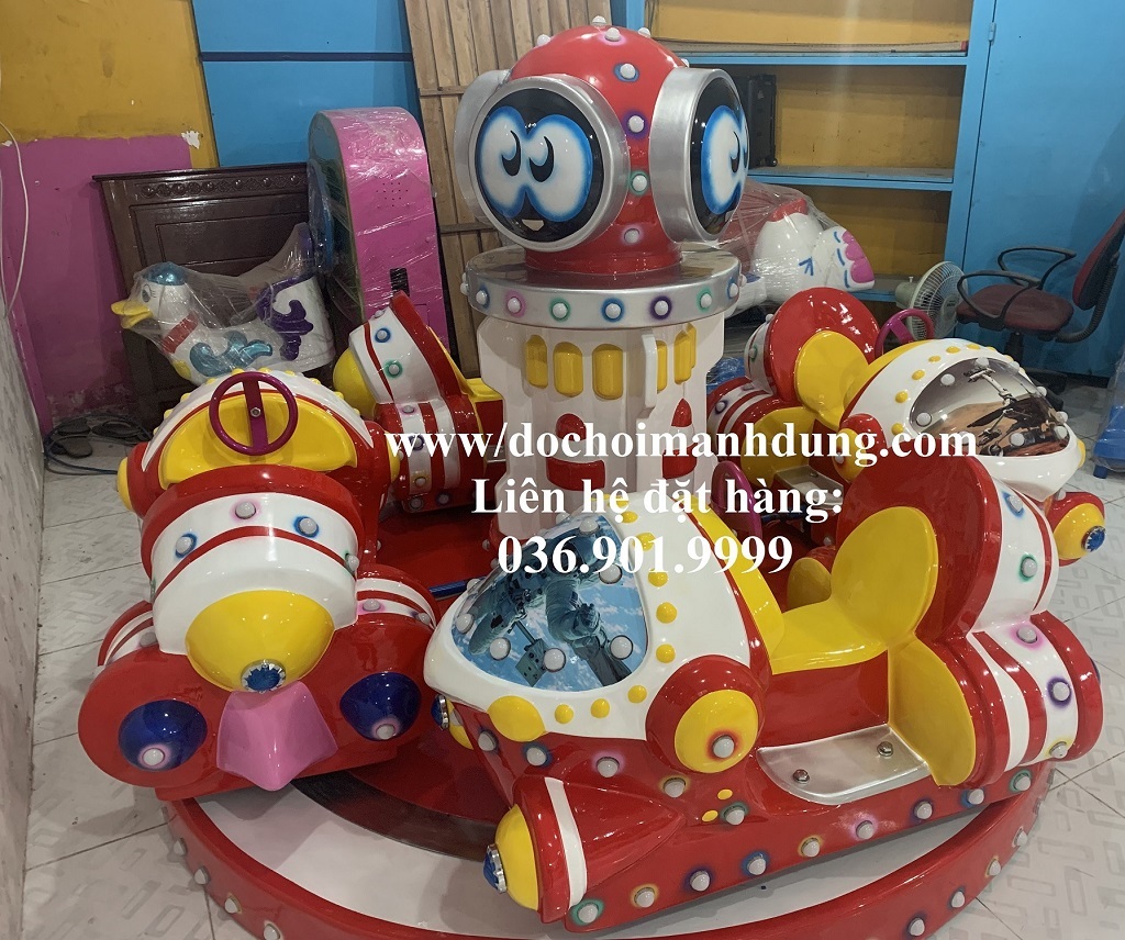 Nhà hơi, Thú nhún, Xe điện, Máy bay, Tàu siêu tốc, Xe điện đụng