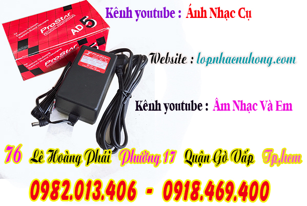 Cửa hàng bán adapter ( cục nguồn ) đàn organ tại gò vấp, tphcm, hcm