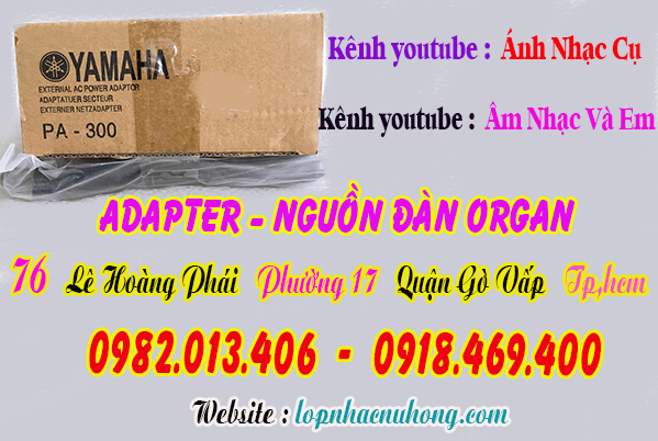 Cửa hàng bán adapter ( cục nguồn ) đàn organ tại gò vấp, tphcm, hcm