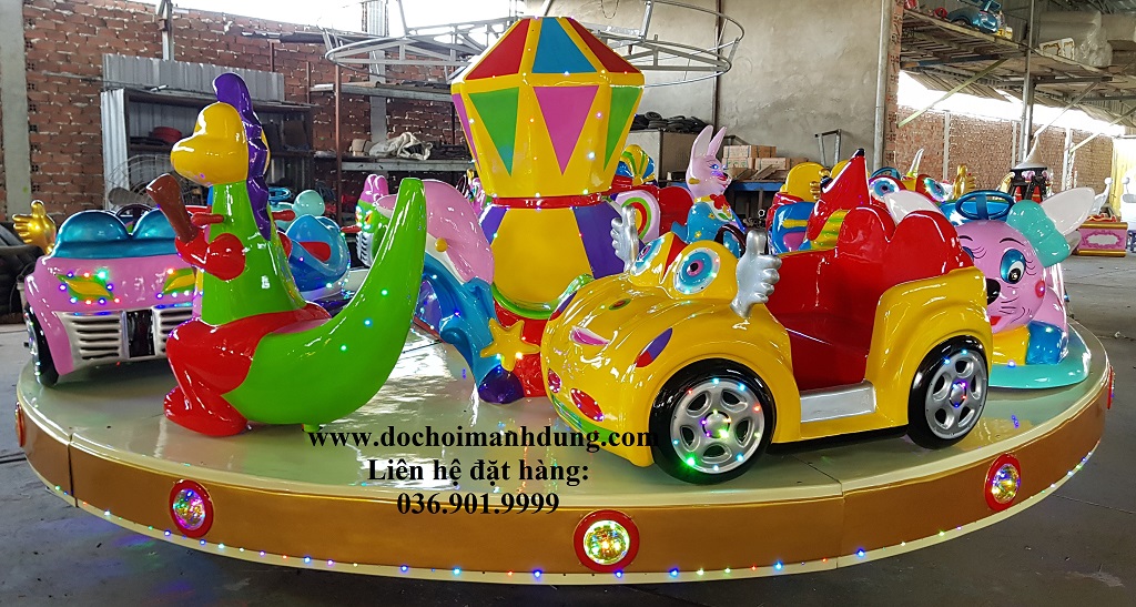 Trò chơi đồ chơi voi bay, cá lượn, máy bay thủy lực, vòng quay ngựa gỗ