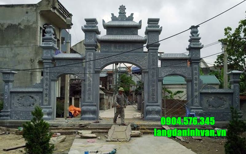 Những mẫu cổng tam quan bằng đá đẹp_giá cả hợp lý