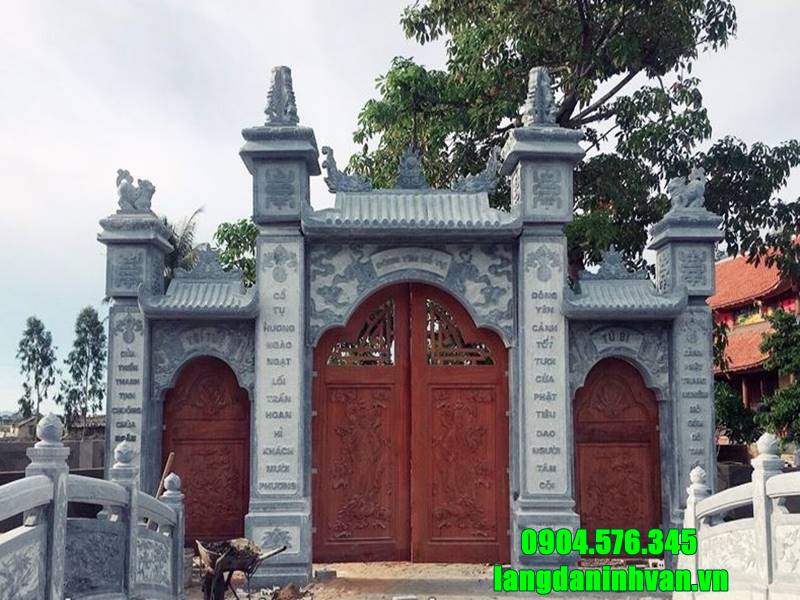 Những mẫu cổng tam quan bằng đá đẹp_giá cả hợp lý