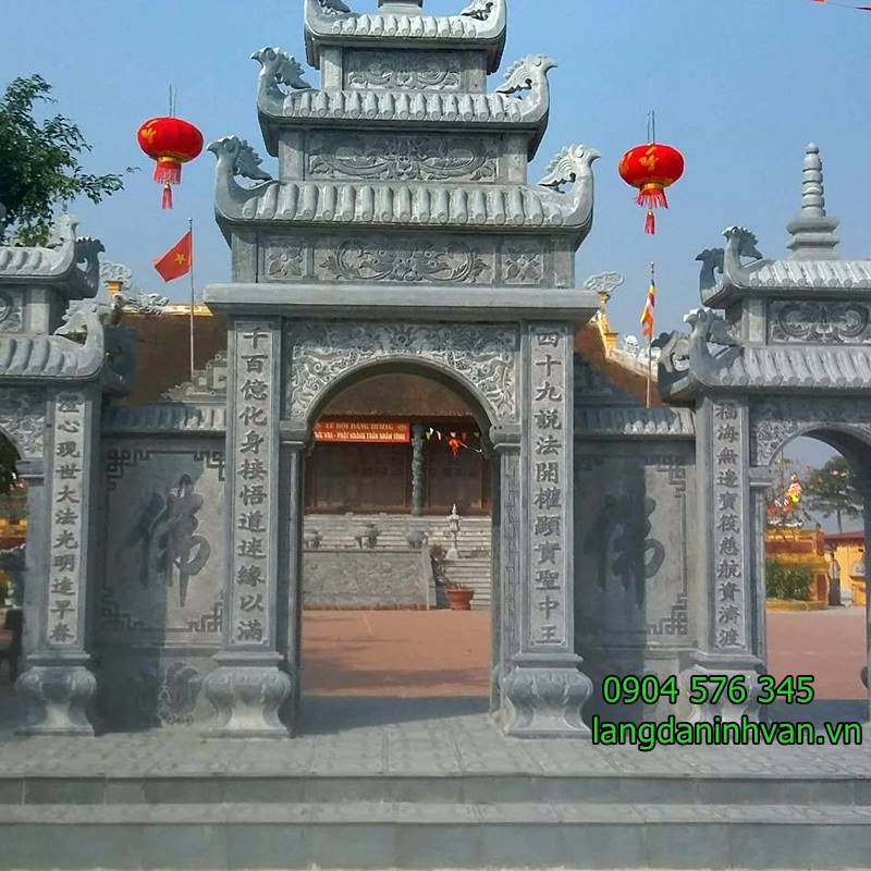 Những mẫu cổng tam quan bằng đá đẹp_giá cả hợp lý
