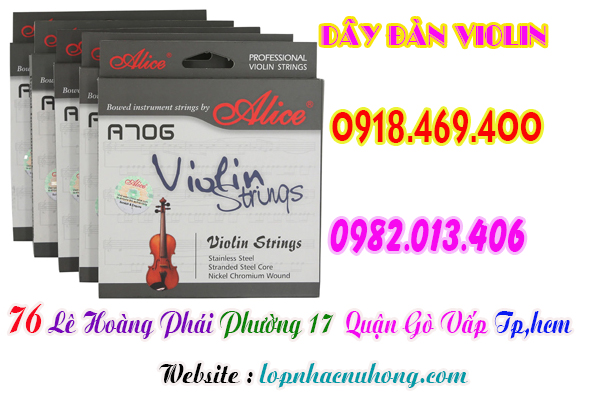 Cửa hàng bán và nhận thay dây đàn violin tại gò vấp, tphcm, sài gòn
