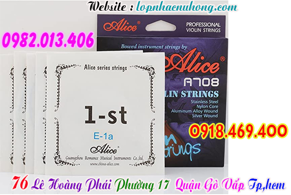 Cửa hàng bán và nhận thay dây đàn violin tại gò vấp, tphcm, sài gòn