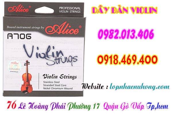 Cửa hàng bán và nhận thay dây đàn violin tại gò vấp, tphcm, sài gòn