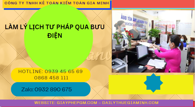 Cách làm lý lịch tư pháp qua bưu điện mới nhất