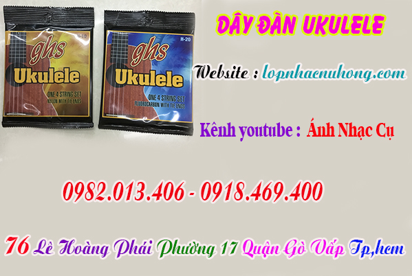 Địa chỉ cửa hàng bán dây đàn ukulele tại gò vấp, tphcm, sài gòn, hcm
