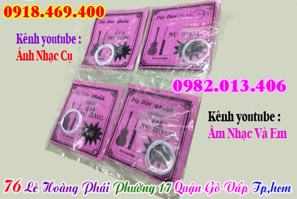 Địa chỉ cửa hàng bán dây đàn ukulele tại gò vấp, tphcm, sài gòn, hcm