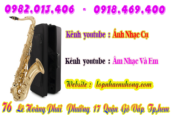 Địa chỉ nơi bán kèn saxophone alto, saxophone tenor tại gò vấp, tphcm