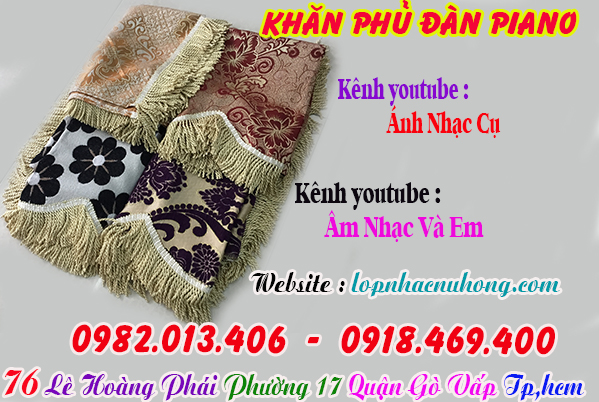 Khăn phủ đàn piano tại gò vấp, tphcm, sài gòn, hcm