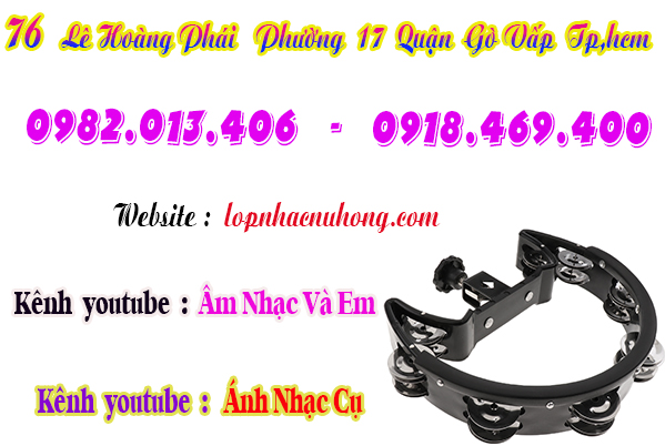 Chỗ bán trống lắc tambourine tại gò vấp, sài gòn, tphcm
