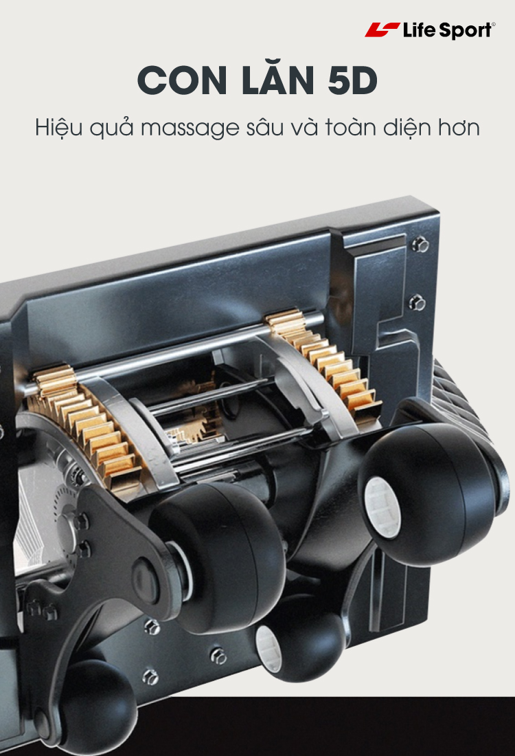 GHẾ MASSAGE LIFESPORT LS-699 - MUA 1 ĐƯỢC 2 NHÂN ĐÔI SỨC KHỎE