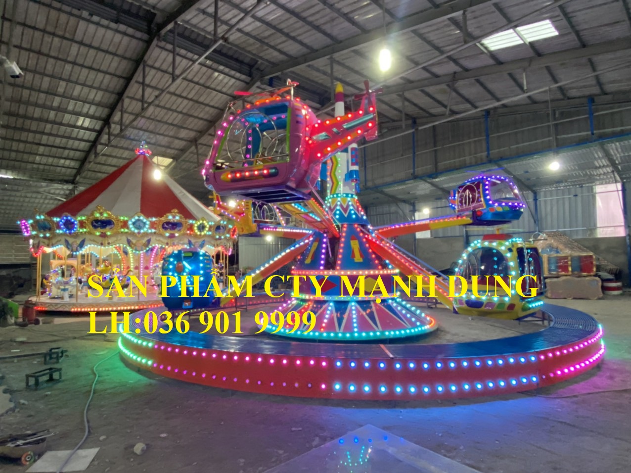 Trò chơi máy bay thủy lực, máy bay ben thủy lực,đu quay đảo trực thăng