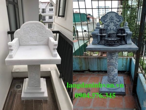 30+mẫu bàn thờ thiên đẹp bằng đá tự nhiên