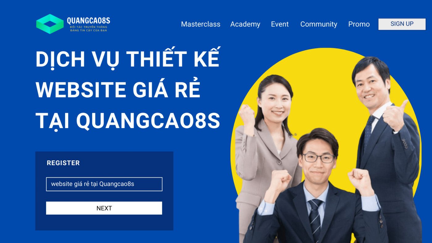 dịch vụ thiết kế website giá rẻ DÀNH CHO DOANH NGHIỆP