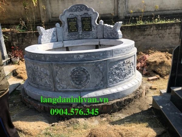 99+  mẫu  mộ  tròn  đẹp  bằng đá tự nhiên