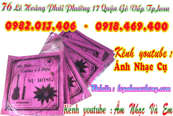 Địa chỉ nơi bán dây đàn guitar điện phím lõm ( cổ điện ) tại gò vấp