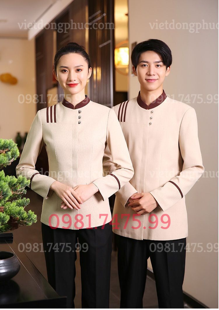 Xưởng may đồng phục tạp vụ chuyên nghiệp, chất lượng