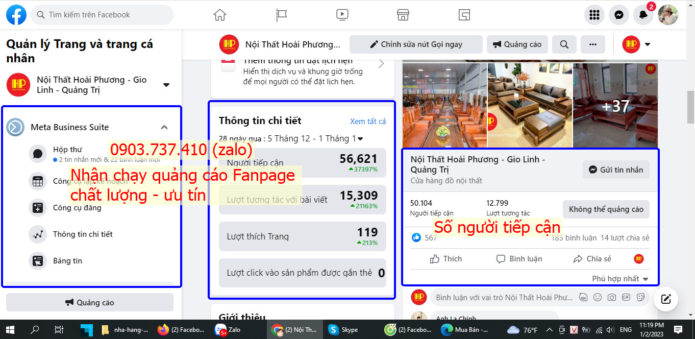 Thiết kế fanpage chuyên nghiệp chuẩn seo