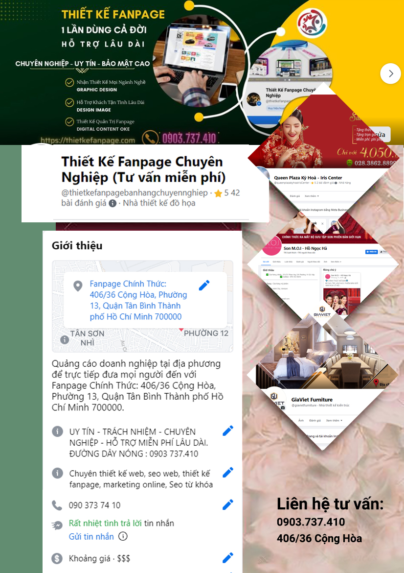 Thiết kế fanpage chuyên nghiệp chuẩn seo