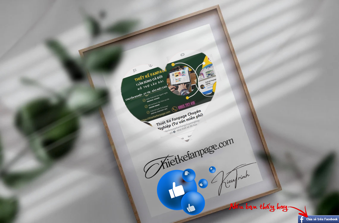 Thiết kế fanpage chuyên nghiệp chuẩn seo