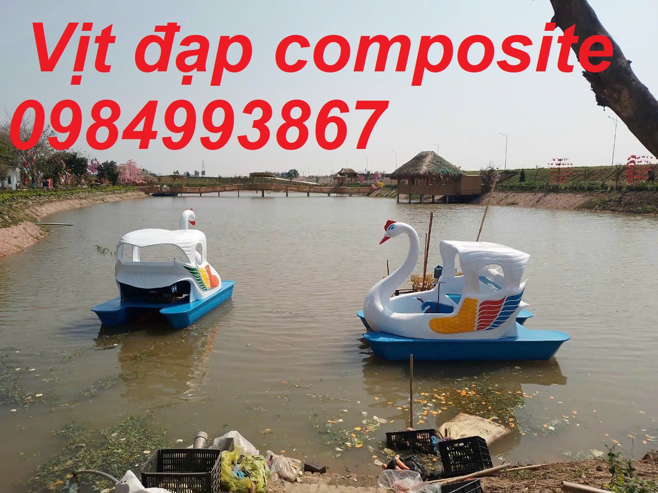 Thiên Nga đạp nước composite giao hàng toàn quốc