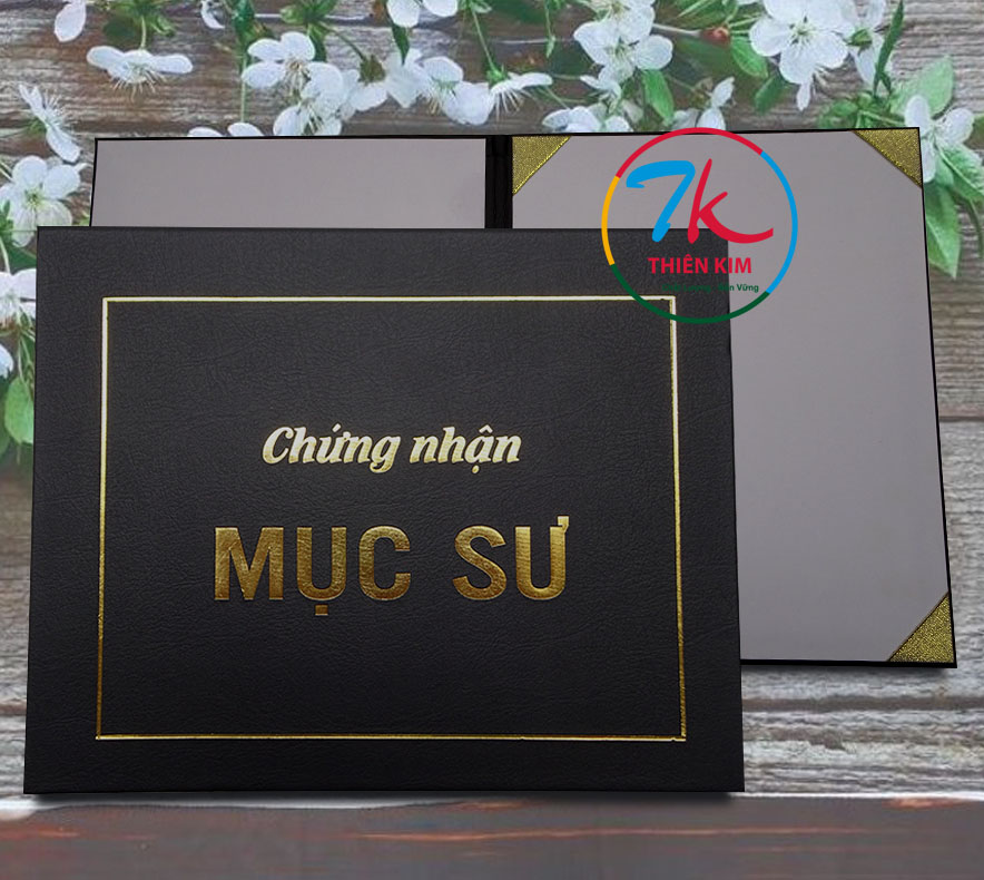 Nhận đặt bìa đựng chứng nhận, làm bìa quyết định, bìa chứng chỉ giá rẻ