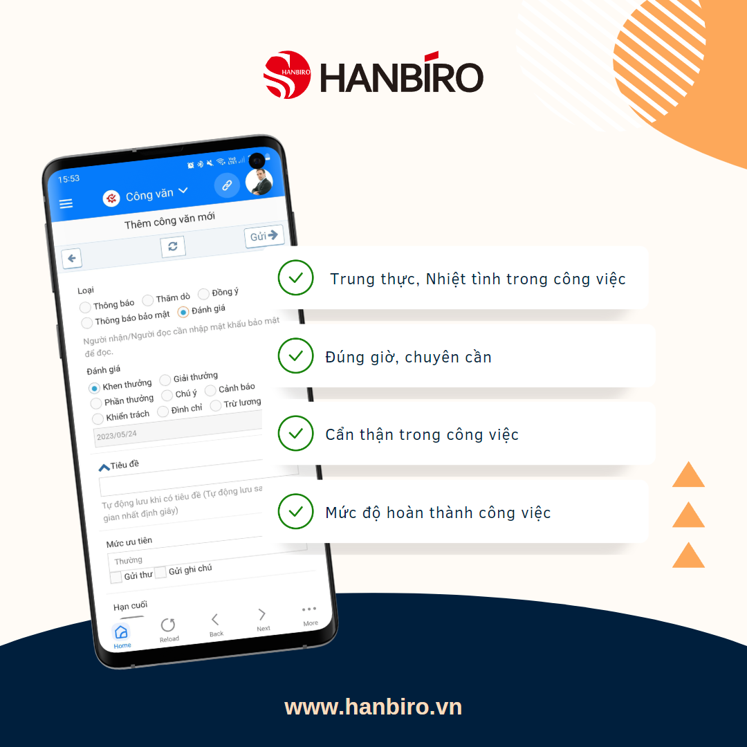 Giải pháp cho nhiệm vụ đánh giá hiệu quả công việc của nhân viên